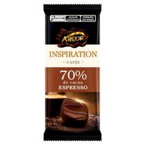 Chocolate Arcor Inspiration Cafés 70% de Cacau Espresso 80g