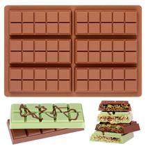 Chocolate Bar Mold Fimary Antiaderente Silicone Dubai Pistachio