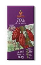 Chocolate Barra 70% de Cacau Cru Vegano S/ Conservante Onveg