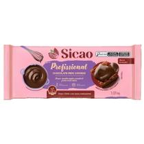 CHOCOLATE BARRA SICAO PROFISSIONAL 1,01Kg BARRY CALLEBAUT - MEIO AMARGO