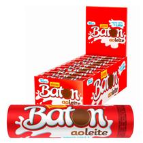 Chocolate Baton Ao Leite Garoto Caixa com 30 Unidades de 16g