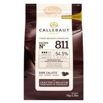 Chocolate belga callets amargo 811 54,5% cacau callebaut