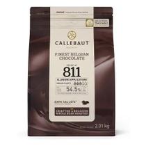 Chocolate Belga Callets Amargo 811 54,5% Cacau Gotas 2,01kg - Callebaut