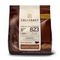 Chocolate belga callets ao leite 823 33,6% cacau gotas callebaut