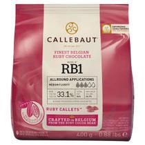 Chocolate Belga Ruby 33,1% 400g Callebaut