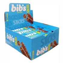 Chocolate Bibs Sticks Ao Leite Caixa C/16un De 32g - Stiks