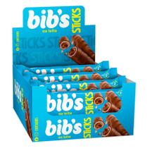 Chocolate Bibs Sticks Ao Leite com 16 unidades - Neugebauer