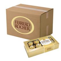 Chocolate Bombom Ferrero Rocher 10 Caixas de 8 Unidades