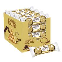 Chocolate Bombom Ferrero Rocher 16 Pacotes de 3 Unidades