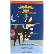 Chocolate Branco Com Castanha do Brasil Luisa Abram 80g