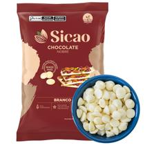 Chocolate Branco Em Gotas Nobre 2,05 kg Sicao Recheio Bolos