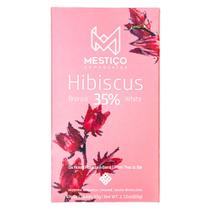 Chocolate Branco Hibiscus 35% Mestiço 60g