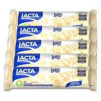 Chocolate Branco Laka Lacta Kit 5 Barrinhas De 28G