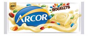 Chocolate Branco Rocklets Arcor Pacote 80g