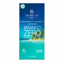 Chocolate Branco Zero Açúcar e Vegano 85g - Le Antoní