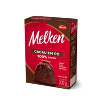 Chocolate Cacau em Pó Melken 100% 200g Harald