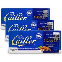 Chocolate Cailler Avelãs Inteiras Kit 3 Barras de 100g