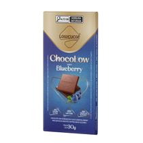 Chocolate Chocolow Zero Lactose Diet Sem Açucar Blueberry 30g Lowçucar