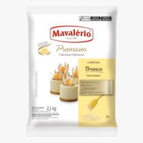 Chocolate Cobertura Gotas Branco 2,1kg - Mavalerio