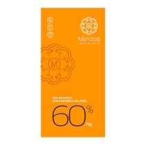 Chocolate Com Castanha-do-Pará 60% Cacau Mendoá 75g Chocolate Com Castanha-do-Pará 60% Cacau Mendoá 75g