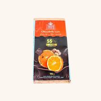 Chocolate com laranja e noz-moscada Saudável 70g