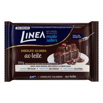 Chocolate Culinário ao Leite Zero Adição de Açúcar Linea 250g
