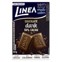 Chocolate Dark 50% Cacau Sem Açúcar Linea 30g Chocolate Dark 50% Cacau Sem Açúcar Linea 30g