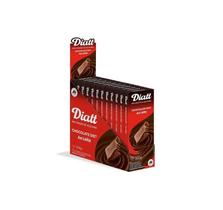 Chocolate Diet Ao Leite Diatt contendo 12 unidades de 25g cada