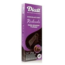 Chocolate Diet Meio Amargo Trufado Diatt Contendo 12 Un de 25g Cada