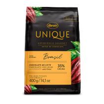 Chocolate em Gotas 35% Cacau Ao Leite Brasil - Unique - 400g - 01 Unidade - Harald - Rizzo Chocolate em Gotas 35% Cacau Ao Leite Brasil - Unique - 400g - 01 Unidade - Harald - Rizzo