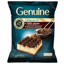 Chocolate em Pó 100% Cacau Genuine 500g Intensidade e Qualidade para suas Receitas