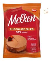 Chocolate Em Po 33% Cacau Melken Harald 1,05 Kg