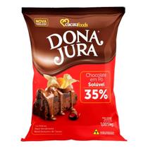 Chocolate em Pó 35% Cacau sem Lactose Dona Jura 1,005kg