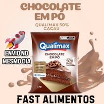 Chocolate em po 50% 1.010 kg pacote qualimax