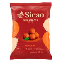Chocolate em Pó 50% Cacau - 1,01 kg - 1 unidade - Sicao - Rizzo Chocolate em Pó 50% Cacau - 1,01 kg - 1 unidade - Sicao - Rizzo