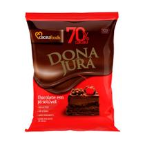 Chocolate em Pó 70% Cacau Dona Jura 500Gr - Cacau Foods