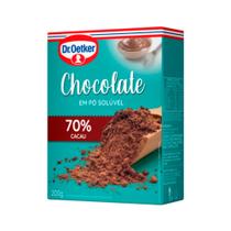 Chocolate em Pó 70% Cacau Dr. Oetker 200g Chocolate em Pó 70% Cacau Dr. Oetker 200g