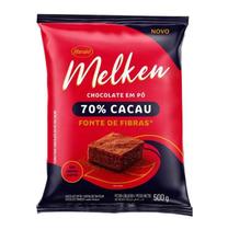 Chocolate Em Po 70% Melken 500g Fonte Em Fibras