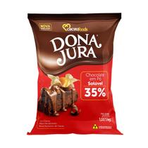 Chocolate em pó solúvel 35% 1,005kg dona jura cacau foods