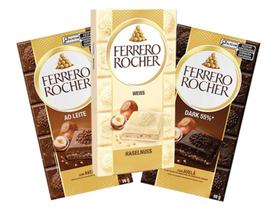 Chocolate Ferrero Rocher Ao Leite Importado 90g - 3 Unidades