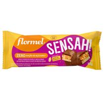 Chocolate Flormel Sensah! Amendoim com Caramelo e Chocolate Branco Zero Açúcar 30g