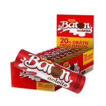 Chocolate Garoto Baton ao Leite 16g - Embalagem com 30 Unidades
