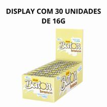 Chocolate Garoto Baton Branco Display Com 30 Unidades De 16G Chocolate Garoto Baton Branco Display Com 30 Unidades De 16G