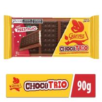 Chocolate Garoto Chocotrio Prestigio 90g - Embalagem com 12 Unidades