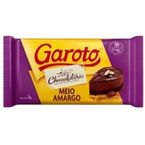 Chocolate garoto meio amargo 1 kg