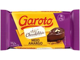 Chocolate garoto meio amargo 1 kg