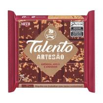 Chocolate garoto talento amendoa avelan e amendoim 15x75g Chocolate garoto talento amendoa avelan e amendoim 15x75g