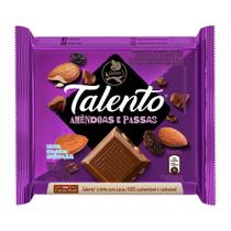 Chocolate Garoto Talento Amêndoas e Passas 85g