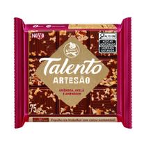 Chocolate Garoto Talento Artesão Amêndoa, Avelã e Amendoim 75g