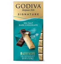 Chocolate Godiva Amargo Com Sal Marinho Signature Mini Bars 90 gr